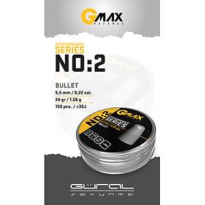 GMax Defense Bullet 5,5 mm Havalı Tüfek Saçması (NO2 - 24 Grain - 150 Adet)