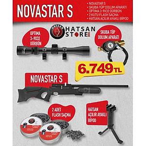 Hatsan NOVA STAR S COMBO PCP Havalı Tüfek (3-9x32 Dürbün ile)