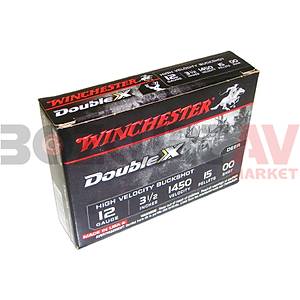 Winchester Double X Super Magnum 15 Pellets Buckshot 12 Kalibre Şevrotin