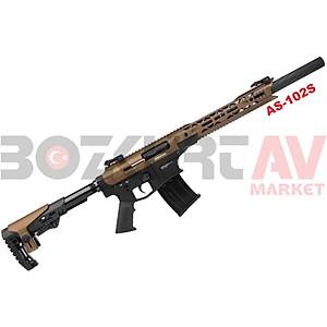 Derya MK-12 AS-102S Siyah - Bronz Full Metal Otomatik Av Tüfeği