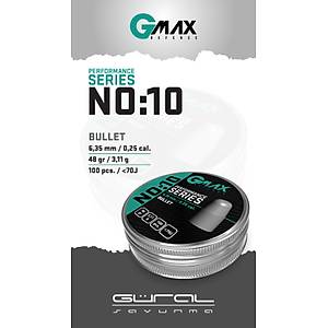 GMax Defense Bullet 6,35 mm Havalı Tüfek Saçması (NO10 - 48 Grain - 100 Adet)