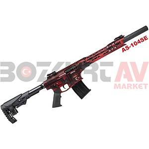 Derya MK-12 AS-104SE Kırmızı Eskitme Full Metal Otomatik Av Tüfeği