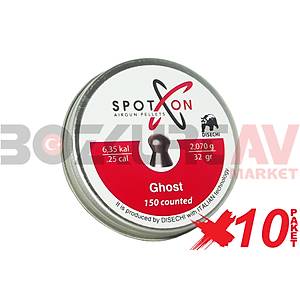 Spot On Ghost 6,35 mm 10 Paket Havalı Tüfek Saçması (32 Grain - 1500 Adet)