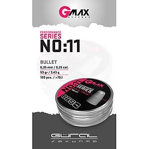 GMax Defense Bullet 6,35 mm Havalı Tüfek Saçması (NO11 - 53 Grain - 100 Adet)