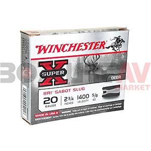 Winchester Super X BRI Sabot Slug 20 Kalibre Tek Kurşun