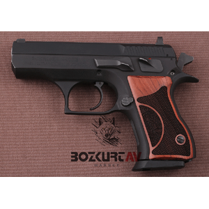 Jericho 941 FB Compact Baklava Desenli Ceviz Tabanca Kabzası