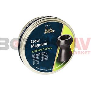 H&N Crow Magnum 6,35 mm Havalı Tüfek Saçması (26,23 Grain - 150 Adet)