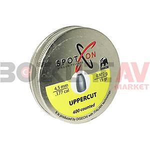 Spot On Uppercut 4,5 mm Havalı Tüfek Saçması (15 Grain - 400 Adet)