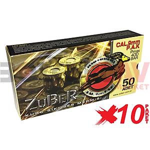 Zuber 9 mm 10 Paket Kurusıkı Tabanca Mermisi