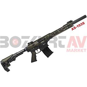 Derya MK-12 AS-103S Siyah - Haki Full Metal Otomatik Av Tüfeği