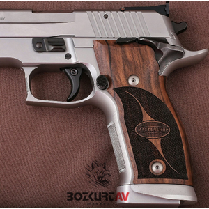 Sig Sauer P 226 X-Five / X-Six Baklava Desenli Ceviz Tabanca Kabzası