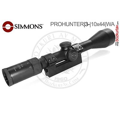 Simmons 44 Mag 3-10x44 WA  Tüfek Dürbünü