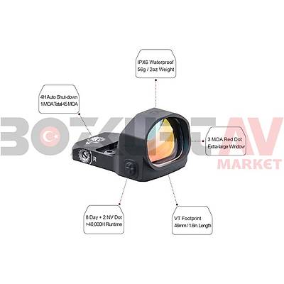 Vector Optics Frenzy 1x20x28 Weaver Hedef Noktalayc Red Dot Sight