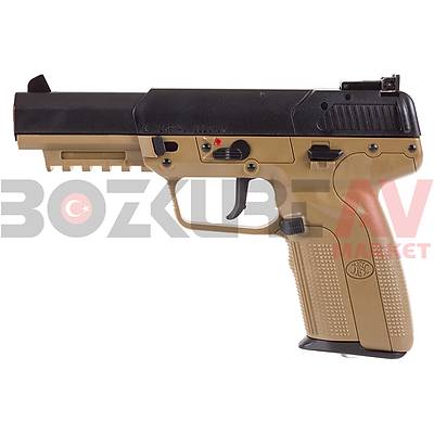 Cybergun FN Herstal Five-Seven Dark Earth Blowback Airsoft Haval Tabanca