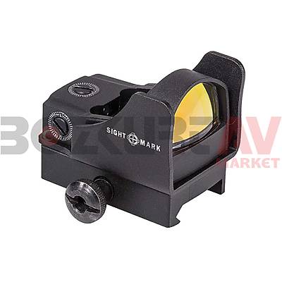 Sightmark Mini Shot Pro-Spec Reflex Sight Weaver Hedef Noktalayıcı Red Dot Sight (Red Dot)