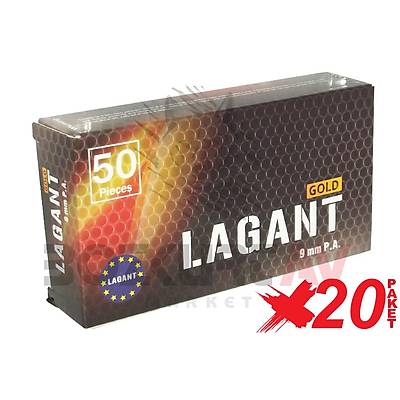 zkursan Lagant Gold 9 mm 20 Paket Kurusk Tabanca Mermisi