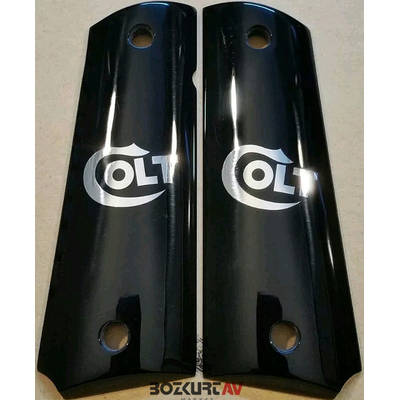 Colt 1911 Ortopedik Siyah Gm Pleksi Tabanca Kabzas