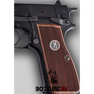 Browning HP 9 mm HP Logolu Ceviz Tabanca Kabzas