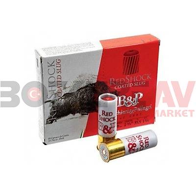 B&P Red Shock Slug 12 Kalibre Tek Kurun