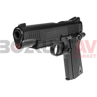 Cybergun Colt M45A1 Rail Black Airsoft Havalý Tabanca