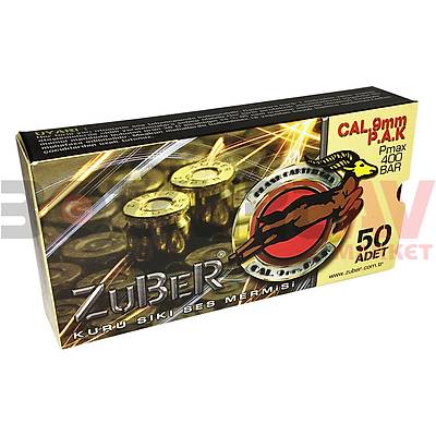 Zuber 9 mm Kurusk Tabanca Mermisi