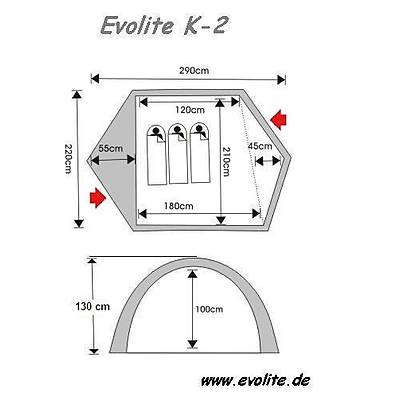 Evolite K-2 (5 Mevsim) Çadýr