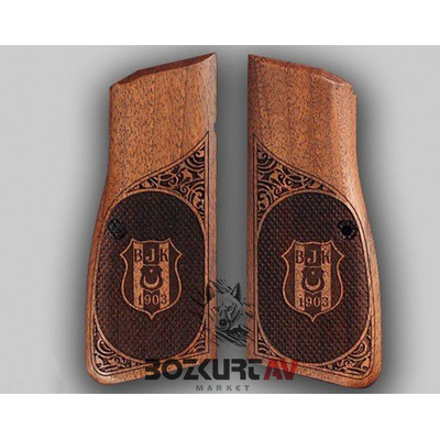 Browning HP 9 mm Beikta Ceviz Tabanca Kabzas