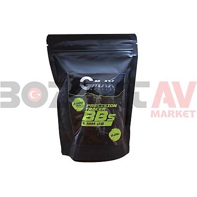 GMax Defense Tracer 0,25 Gram 6 mm Airsoft zli BB (2000 Adet)