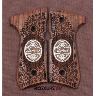 Yavuz 16 Kiiye zel Tasarm-2 Ceviz Tabanca Kabzas