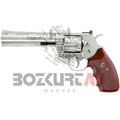 Colt Python 357 Magnum 6 Nickel Haval Tabanca