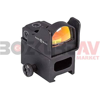 Sightmark Mini Shot Pro-Spec Reflex Sight Weaver Hedef Noktalayc Red Dot Sight (Green Dot)