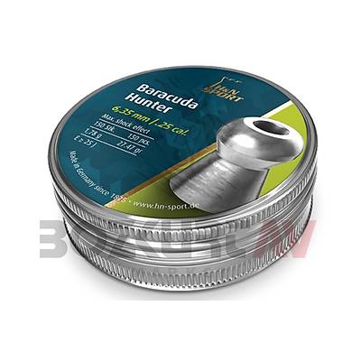 H&N Baracuda Hunter 6,35 mm Haval Tfek Samas (27,47 Grain - 150 Adet)