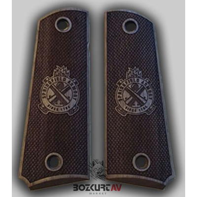 Colt 1911 Ortopedik/Tasarm Ceviz Tabanca Kabzas