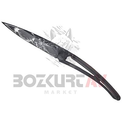 Deejo Black Tattoo Geyik Motifli Granadilla Aac 37 Gram ak