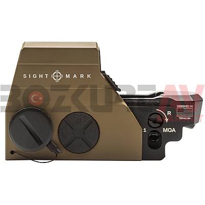Sightmark Ultra Shot M-Spec FMS Reflex Sight Weaver Hedef Noktalayc Red Dot Sight (FDE)