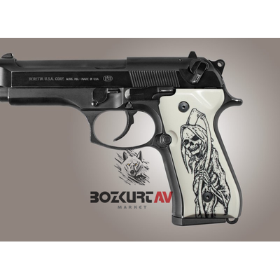 Hogue Beretta FS 92 Skull  Polimer Kabza