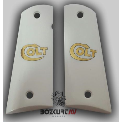 Colt 1911 Ortopedik Pleksi Sar Gmme Tabanca Kabzas