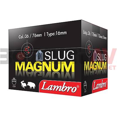 Lambro Slug Magnum 36 Kalibre Tek Kurun