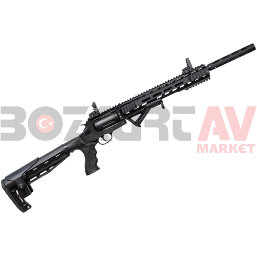 YNG Arms RV-01 Black Tactical Revolver Av T�fe�i
