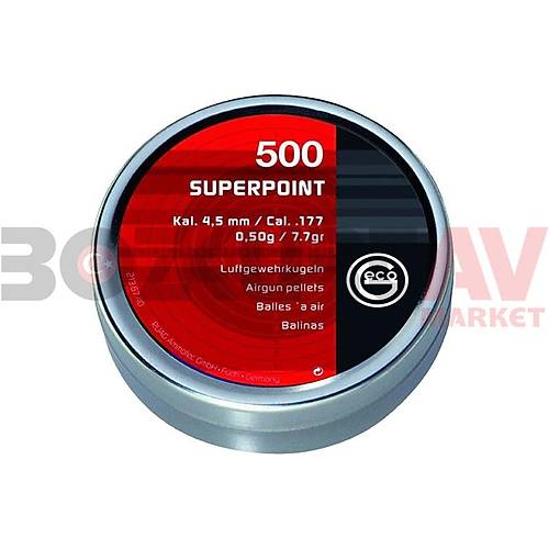 Geco Superpoint 4,50 mm Haval Tfek Samas (7,7 Grain - 500 Adet)