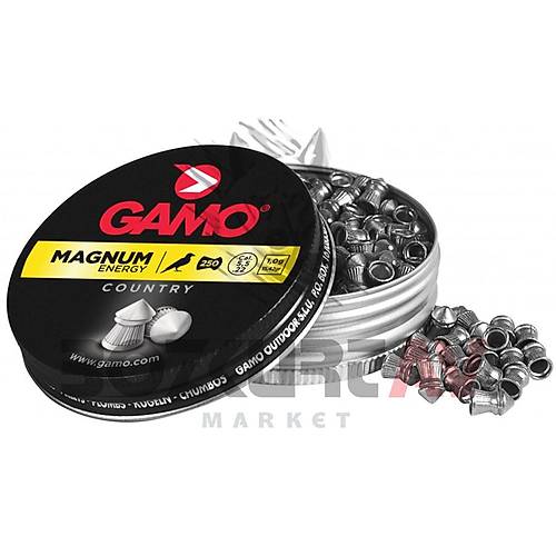 Gamo Magnum 5,5 mm Haval Tfek Samas (15,42 Grain - 250 Adet)