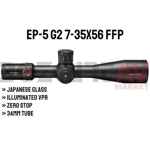 Arken Optics EP-5 GEN2 7-35x56 FFP VPR (MRAD) Tfek Drbn