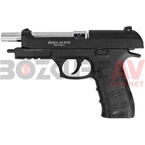 Ekol ES P92B Siyah Blowback Haval Tabanca (Ultimate Combo)