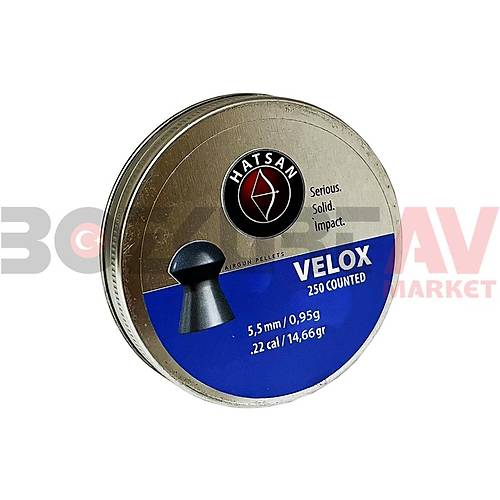 Hatsan Velox 5,5 mm Haval Tfek Samas (14,66 Grain - 250 Adet)