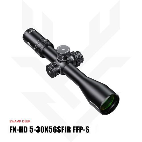 Swampdeer FX HD ZERO STOP 5-30X56 SFIR FFP Tfek Drbn