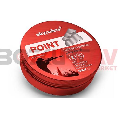Skypellets Point Light 5,5 mm Haval Tfek Samas (15,89 Grain - 250 Adet)