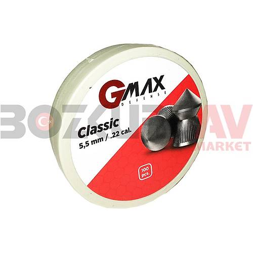 GMax Defense Classic 5,5 mm Haval Tfek Samas (100 Adet)