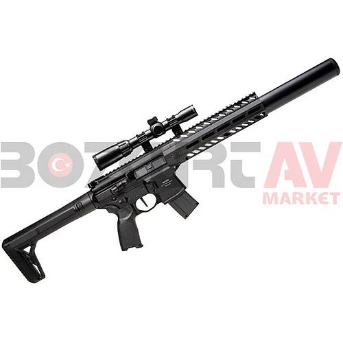 Sig Sauer MCX GEN II BLACK ELITE Yar Otomatik CO2 Haval Tfek (1-4x24 Drbn)