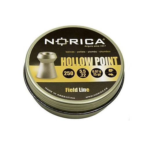 Norica Hollow Point 5,5 mm Haval Tfek Samas (250 Adet)