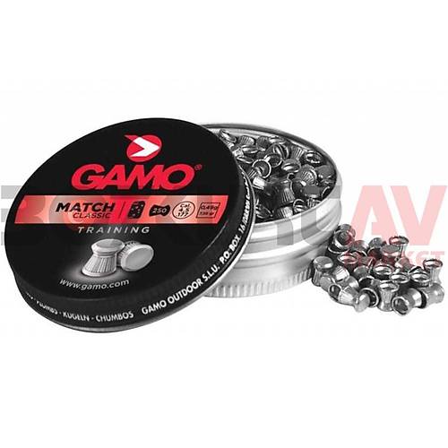 Gamo Match 4,5 mm Haval Tfek Samas (7,56 Grain - 500 Adet)